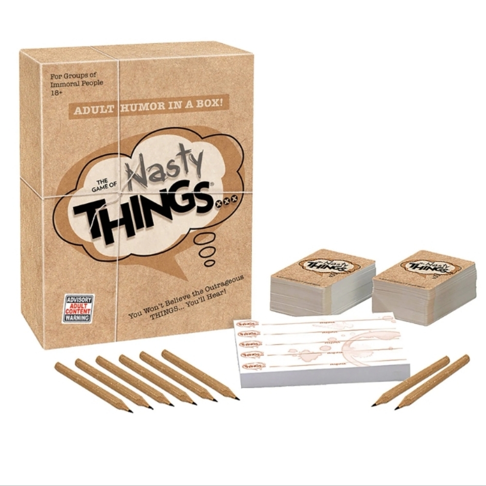 New🌈 The Game of Nasty Things Adult Humor In a Bos